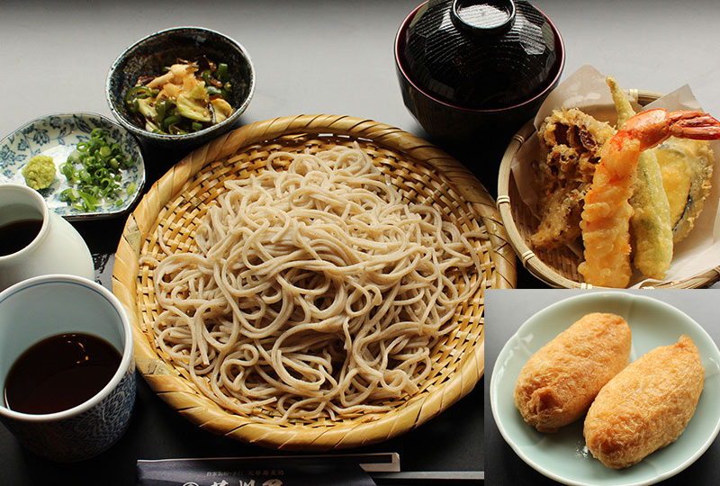 ミニ天ランチ いなり付き