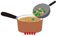 「天草ちゃんぽん」の基本の作り方5